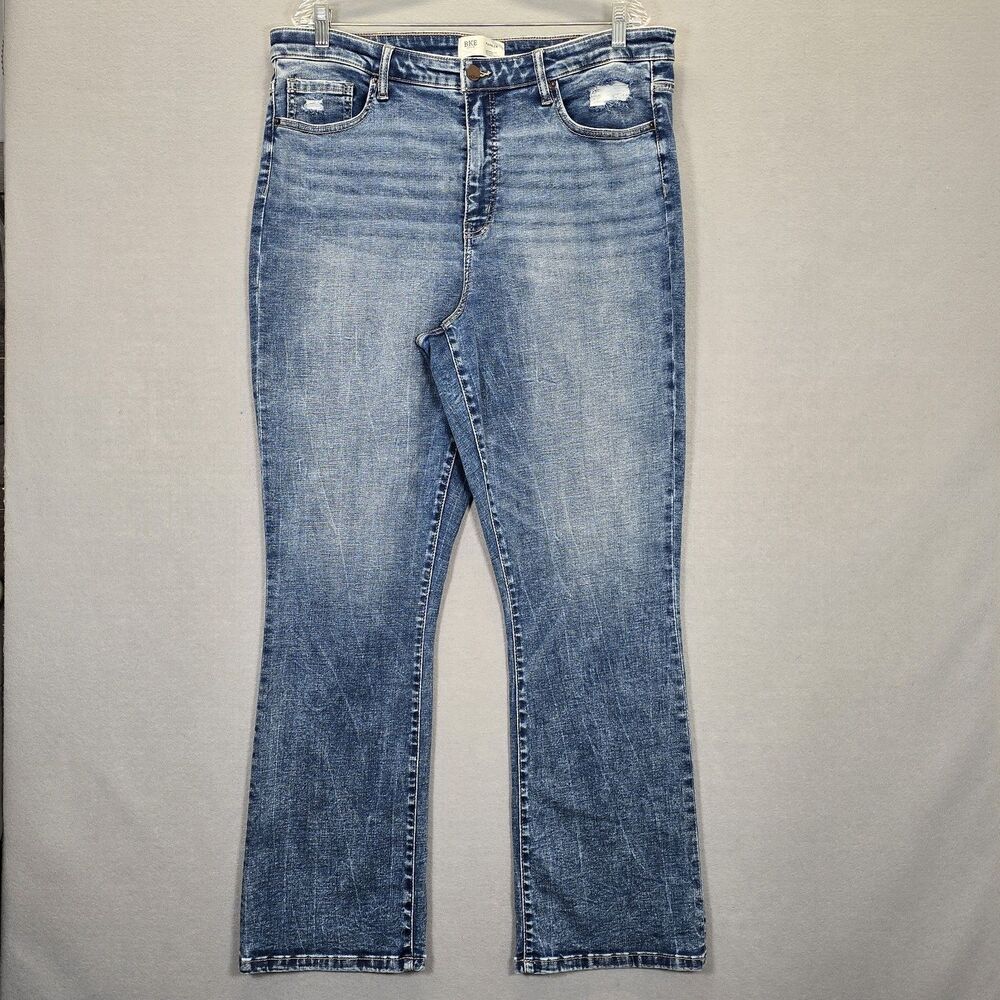 BKE Parker Universal Fit High Rise Tailored Bootcut Jeans Women Size 36 X 30 .5